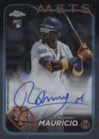 2024 Topps Chrome Rookie Autographs #RARM Ronny Mauricio Baseball Card