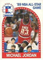 1989 Hoops #21 Michael Jordan All-Star Basketball Card
