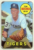 1969 Topps #344 Tom Matchick Baseball Card