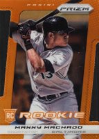 2013 Panini Prizm #233 Manny Machado Orange Die-Cut Baseball Card