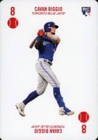 2019 Topps 52-Card Baseball Game # Cavan Biggio 8 of Ball Baseball Card