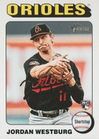 2024 Topps Heritage #229 Jordan Westburg White Border Baseball Card