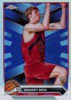 2023 Topps Chrome #169 Gradey Dick Refractor Basketball Card