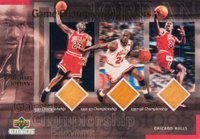 2000 Upper Deck Collectibles Game Championship Floors  # Michael Jordan Basketball Card