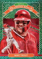 2020 Panini Donruss Optic #9 Mike Trout Green Dragon Choice Baseball Card