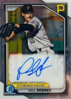 2024 Bowman Chrome Prospect Autographs #CPAPS Paul Skenes Baseball Card