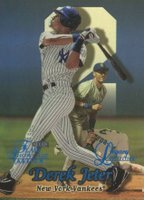 1999 Flair Showcase Legacy Collection #22L Derek Jeter Row 2 Baseball Card
