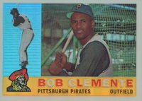 1998 Topps Clemente-Finest #6 1960 Topps Reprint Baseball Card