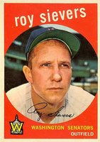 1959 Topps #340 Roy Sievers Baseball Card