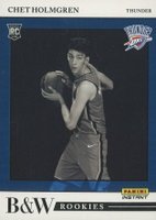 2022 Panini Instant Black & White Rookies #BW2 Chet Holmgren Basketball Card