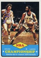 1973 Topps #68 NBA Championship Basketball Card