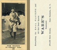 1916 Wares #159 Tom Seaton Baseball Card