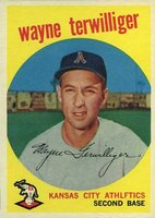 1959 Topps #496 Wayne Terwilliger Baseball Card
