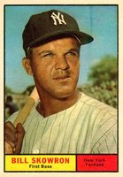 1961 Topps #371 Bill Skowron Short Print Baseball Card
