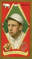 1911 Gold Borders #38 Eddie Collins Mouth closed Baseball Card