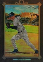 2007 Topps Turkey Red Chrome #95 Derek Jeter Black Refractor Baseball Card