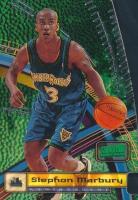 1998 Stadium Club Triumvirate  #T3A Stephon Marbury Luminescent Basketball Card