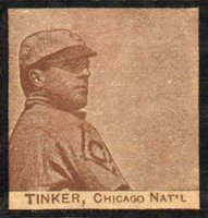 1909 Strip Card # Joe Tinker Baseball Card