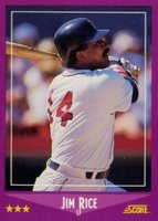 1988 Score #14 Jim Rice Baseball Card
