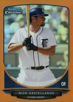 2013 Bowman Chrome Draft Picks & Prospects Top Prospects #TP-36 Nick Castellanos Orange Refractor Baseball Card