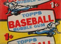 1957 Topps #WP Wax Pack 1 Cent Baseball Card