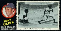 1971 Topps Greatest Moments #11 Tony Oliva Baseball Card