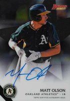 2015 Bowman's Best Best of 2015 Autographs #MO Matt Olson Baseball Card