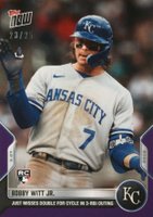 2022 Topps Now #245 Bobby Witt Jr. Purple Baseball Card