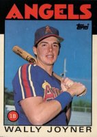 1986 Topps Traded Tiffany #51T Wally Joyner Baseball Card