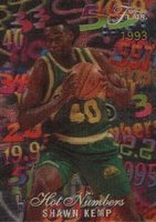 1995 Flair Hot Numbers #5 Shawn Kemp Basketball Card