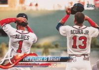2018 Topps Mini #US43 The Future Is Bright Albies & Acuna Jr. Baseball Card
