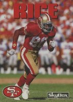 1992 Skybox Impact  #25 Jerry Rice Football Card