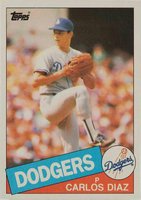 1985 Topps #159 Carlos Diaz Baseball Card