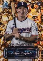 2024 Bowman Chrome Sapphire Edition Sapphire Selections #SS5 Wyatt Langford Gold Refractor Baseball Card