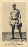 1917 Boston Store #135 Derril Pratt Correct spell Derrill Baseball Card