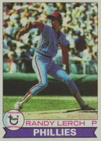 1979 Burger King Phillies #8 Randy Lerch Baseball Card