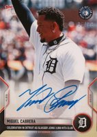 2022 Topps Now #83A Miguel Cabrera Autograph Baseball Card