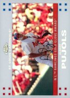 2007 Topps Chrome #265 Albert Pujols White Refractor Baseball Card