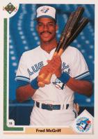 1991 Upper Deck #565 Fred McGriff Baseball Card
