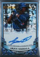 2024 Bowman Sterling Prospect Autographs #PAAN Arjun Nimmala Baseball Card