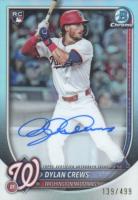 2025 Bowman Chrome Rookie Autographs #CRADC Dylan Crews Refractor Baseball Card