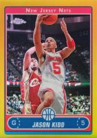 2006 Topps Chrome #56 Jason Kidd Gold Refractor Basketball Card