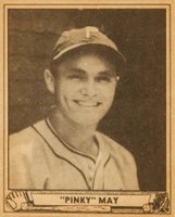 1940 Play Ball #98 Pinky May Baseball Card