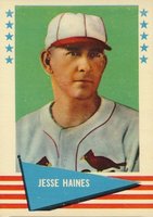 1961 Fleer #40 Jesse Haines Baseball Card
