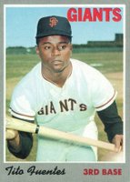 1970 Topps #42 Tito Fuentes Baseball Card