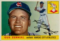 1955 Topps #110 Gus Zernial Baseball Card