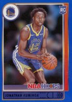 2021 Panini NBA Hoops #219 Jonathan Kuminga Blue Basketball Card