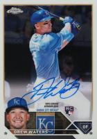 2023 Topps Chrome Rookie Autograph #RADW Drew Waters Baseball Card