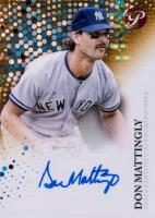 2022 Topps Pristine Pristine Autographs #PA-DMA Don Mattingly Gold Refractor Baseball Card