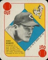 1951 Topps Blue Backs #47 Herman Wehmeier Baseball Card